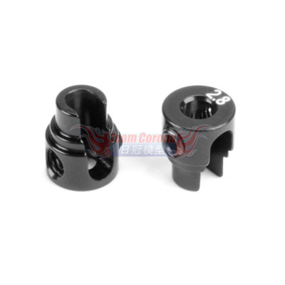 XRAY 343485-K ALU CUTTED ANTI-ROLL BAR COLLAR o2.8 - BLACK - V4 (2)